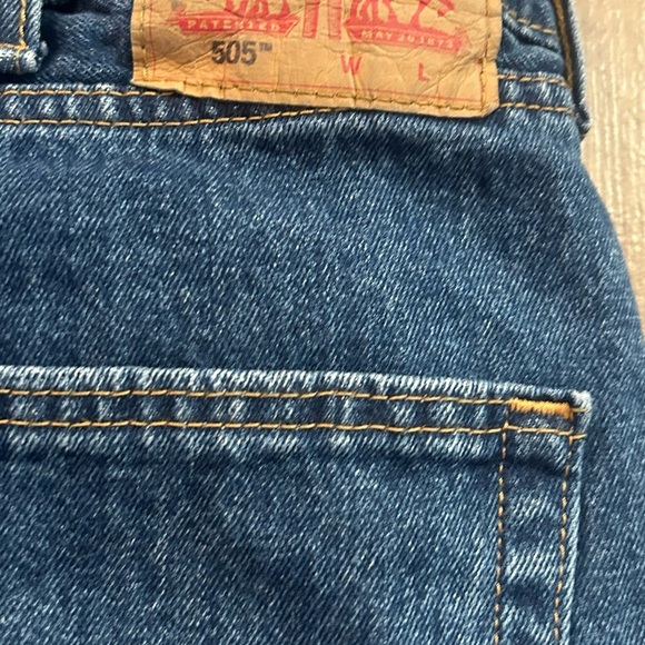 Levi's Classic Blue Straight Jeans Timeless Denim - Picture 3 of 6